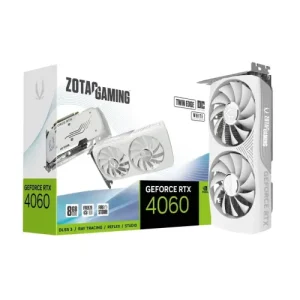 ZOTAC GAMING GeForce RTX 4060 8GB White Edition GDDR6 Graphics Card