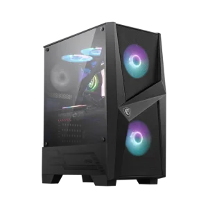 MSI MAG FORGE 100R TG Mid Tower ARGB Chassis Black