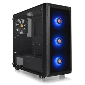 Thermaltake Versa J23 TG MB SYNC RGB Mid Tower Chassis Black
