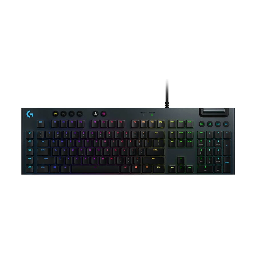Logitech G813 Wired RGB Low-Profile (Linear Switch) Black Mechanical Gaming Keyboard