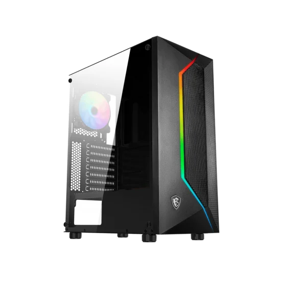 MSI MAG VAMPIRIC 100R TG ARGB Mid Tower Chassis Black