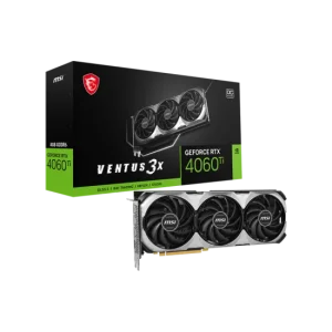 MSI GeForce RTX 4060 Ti VENTUS 3X E 8G OC GDDR6 Graphics Card