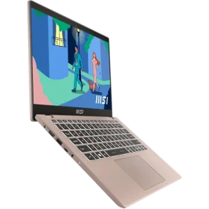 MSI Modern 14 C12MO Intel Core I3-1215U 12thGen 16GB DDR4 3200MHz RAM 512GB NVMe PCIe Gen3 SSD 14 Inch FHD Beige Rose Laptop