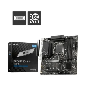 MSI PRO B760M-A WIFI M-ATX Motherboard