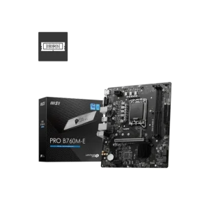 MSI PRO B760M-E DDR5 ATX Motherboard