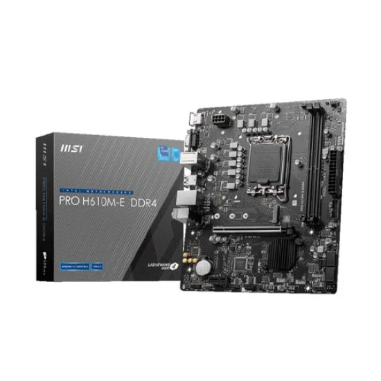 MSI PRO H610M-E DDR4 MOTHERBOARD