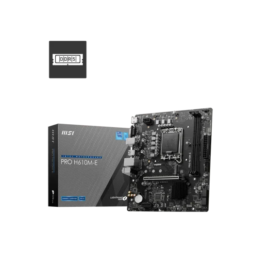 MSI PRO H610M-E DDR5 MOTHERBOARD