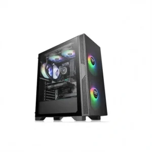 Thermaltake Versa T25 TG Window Mid Tower Chassis Black