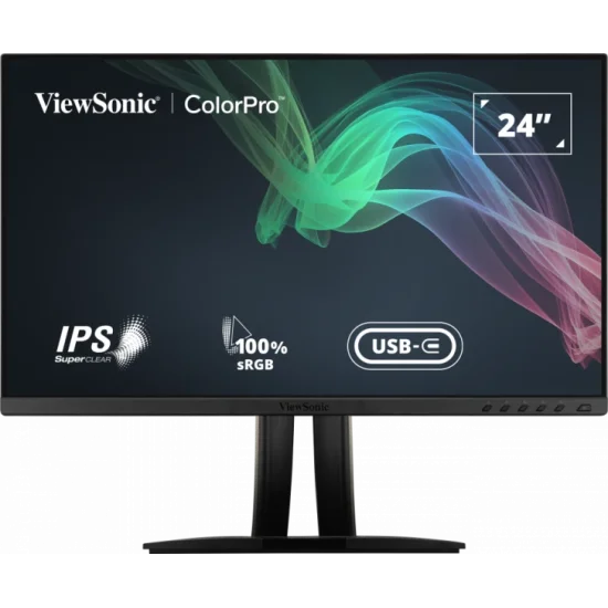 ViewSonic VP2456 23.8″ ColorPro 24 Inch 60Hz Frameless 1080p 100% SRGB IPS Professional Monitor