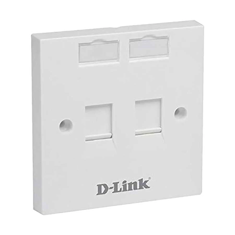 D-Link White Face Plate (Dual Port)