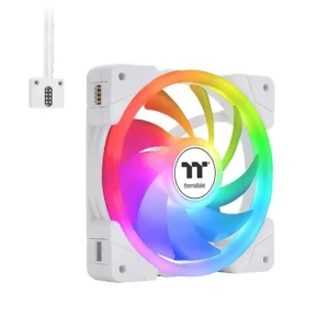 Thermaltake SWAFAN EX14 White RGB Magnetic PWM Radiator Fan TT Premium Edition (3-Fan Pack)