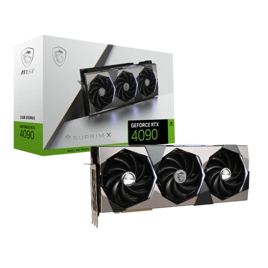 MSI GeForce RTX 4090 SUPRIM X 24GB GDDR6X GRAPHICS CARD