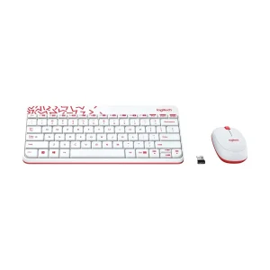 Logitech MK240 White Wireless Keyboard & Mouse Combo