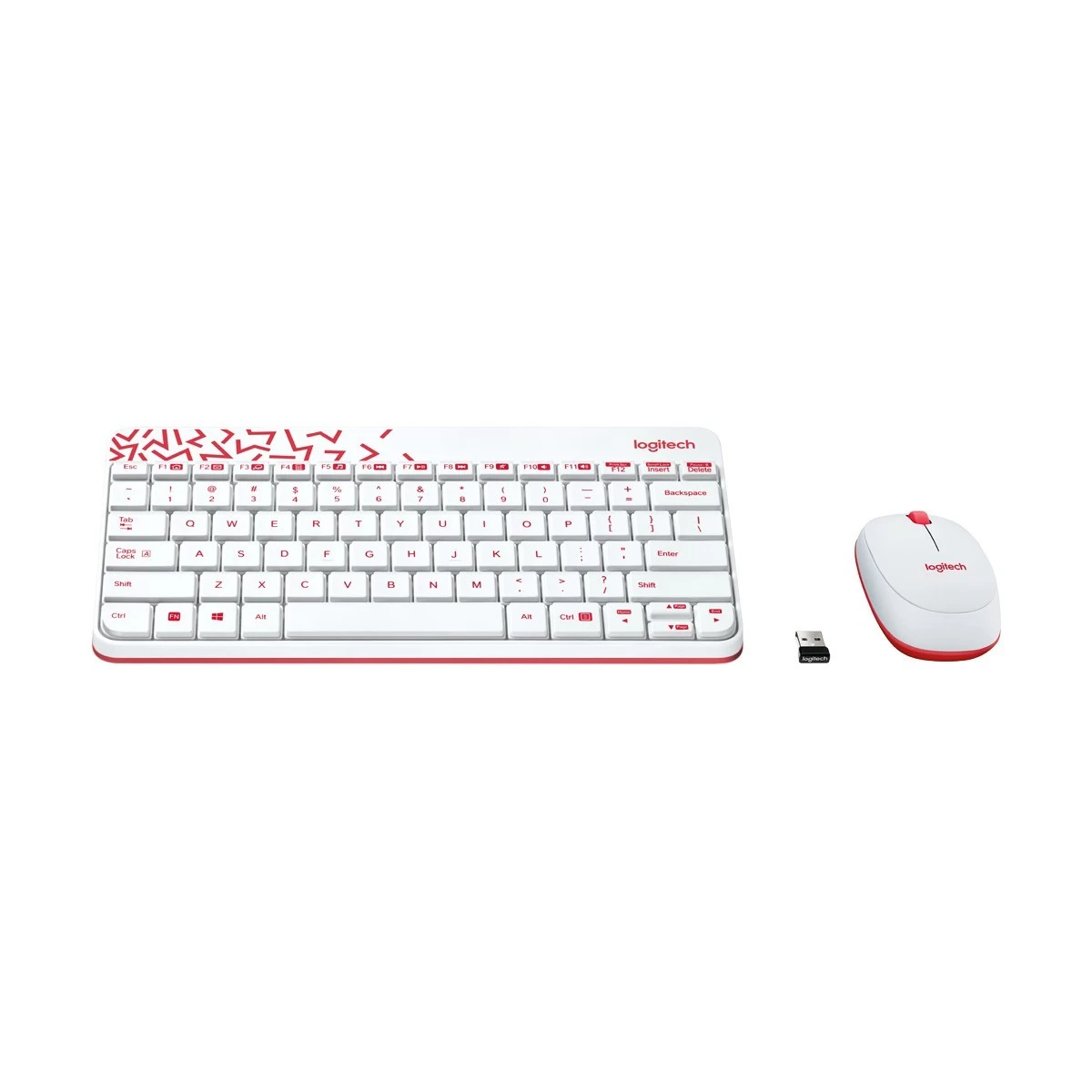 Logitech MK240 White Wireless Keyboard & Mouse Combo