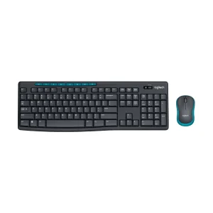 Logitech MK275 Black-Blue Wireless Keyboard & Mouse Combo