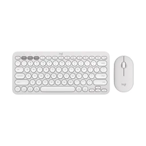 Logitech Pebble 2 Tonal White Bluetooth Keyboard & Mouse Combo
