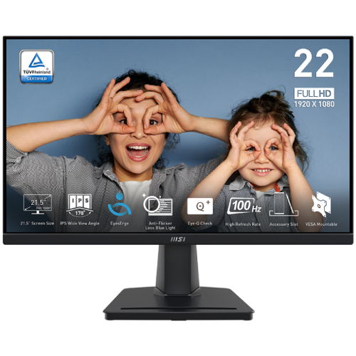 MSI PRO MP225 21.5″ 100Hz IPS FHD Monitor