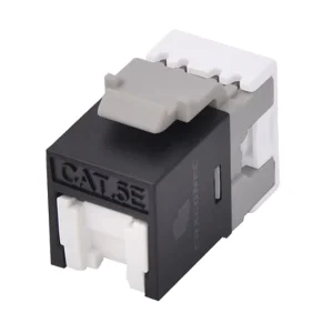 Rosenberger Cat-6A UTP 180 Degree Keystone Black Modular