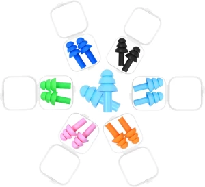 Silicone Ear Plugs Anti Noise Snore Earplugs