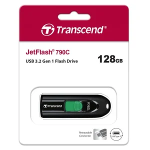 Transcend 128GB JetFlash 790C USB Type-C 3.2 Flash Drive