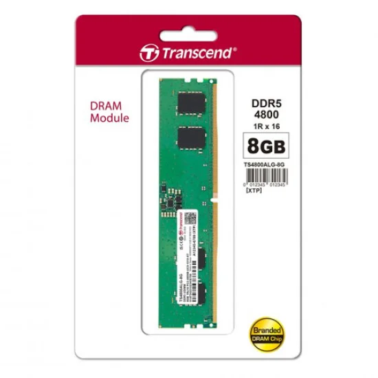 Transcend 8GB JM DDR5 4800 U-DIMM Desktop RAM