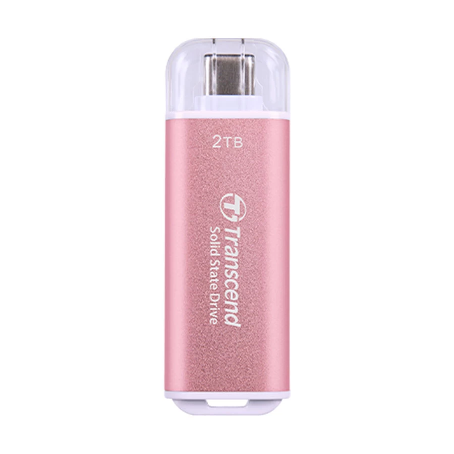 Transcend ESD300P 2TB USB Type-C OTG Pink Portable SSD