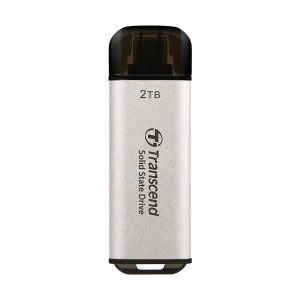 Transcend ESD300S 2TB USB Type-C OTG Silver Portable External SSD