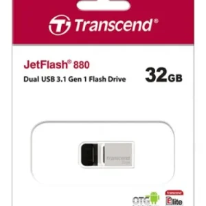 Transcend 32GB JetFlash 880 USB 3.0 Gen 1 OTG Pen Drive
