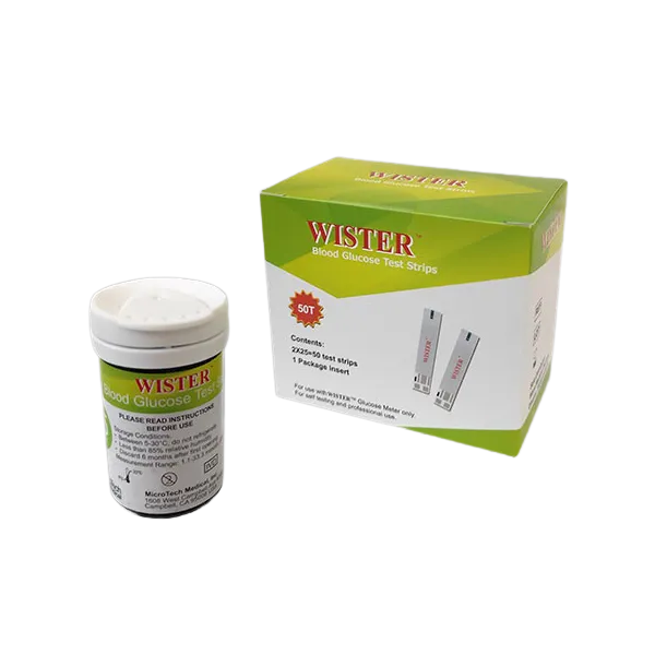 WISTER Blood Glucose Test Strips 25 Pcs
