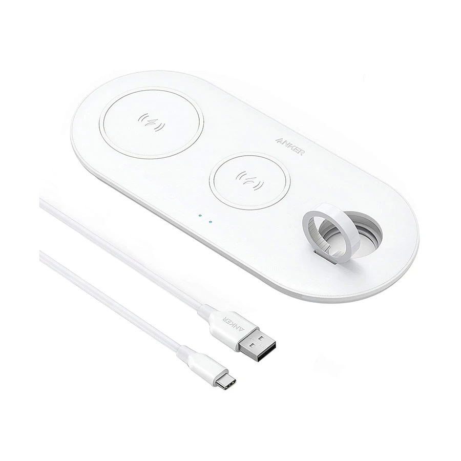 Anker PowerWave 3-in-1 Station Wireless White Charger