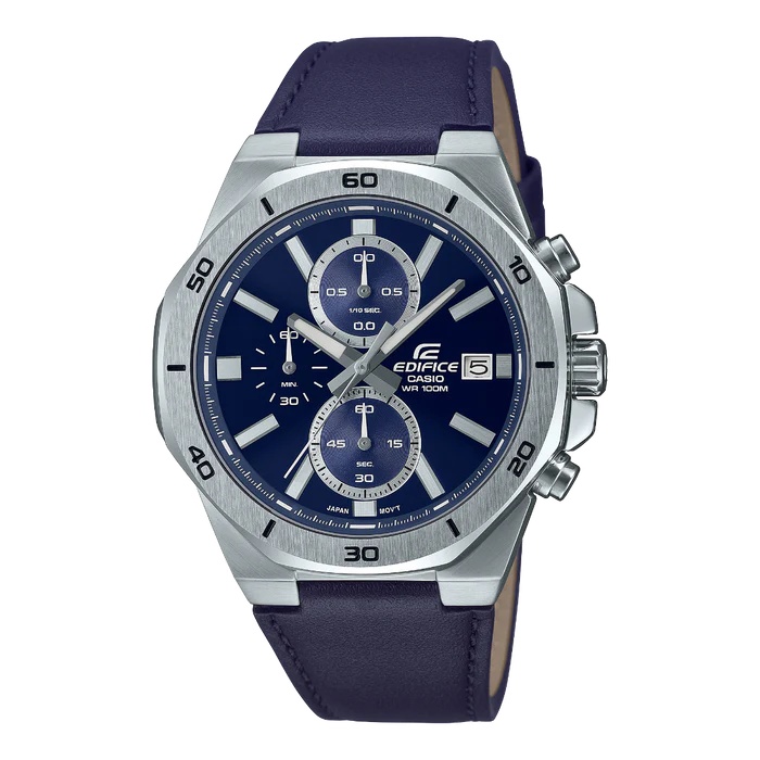 Casio Edifice Chronograph Blue Dial Men’s Watch| EFV-640L-2AVUDF