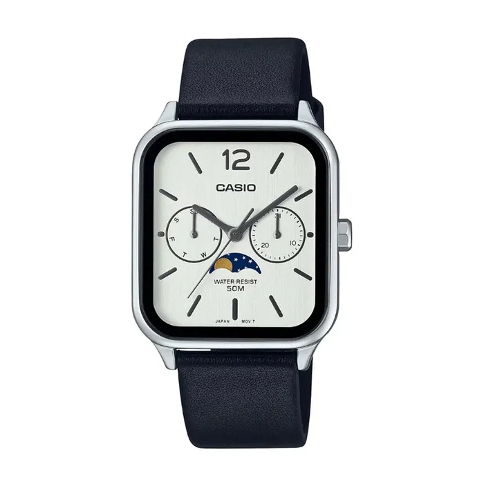 Casio Moon-Phase White Dial Men’s Watch| MTP-M305L-7AVDF