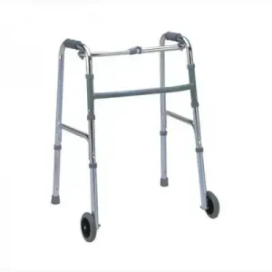 Folding Walker with Front Wheels - Techno Health