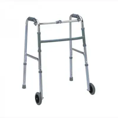 Folding Walker with Front Wheels – Techno Health