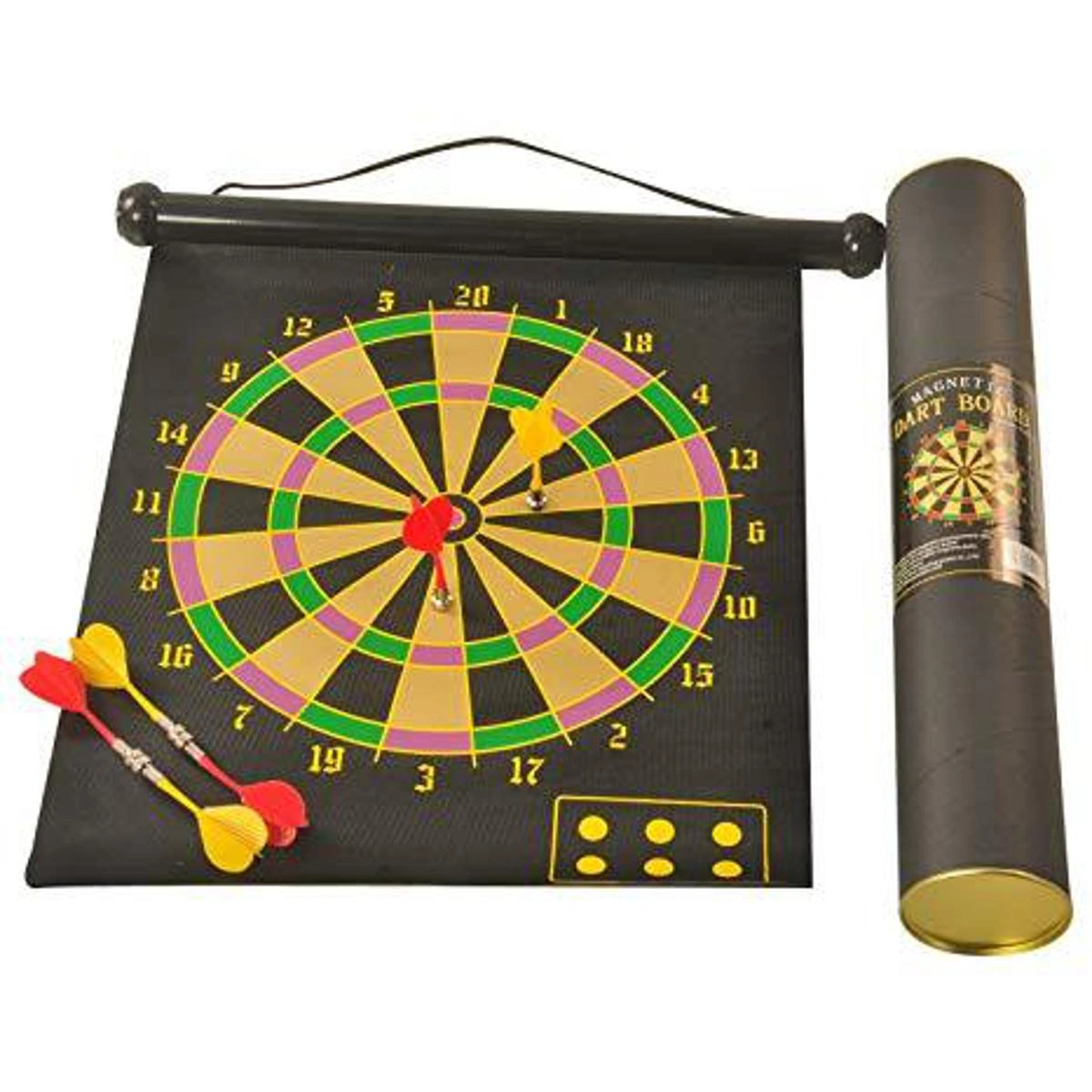 Magnetic Dart Board – Black