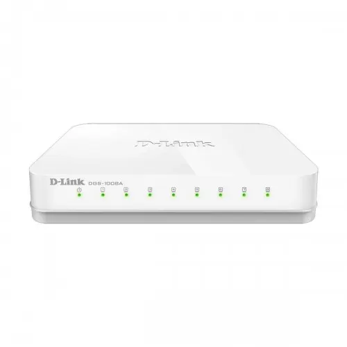 D Link DGS-1008A 8-Port Gigabit Easy Desktop Switch