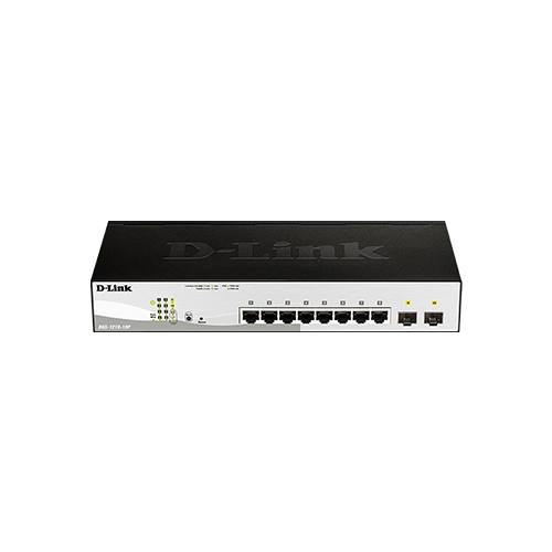 D-Link DGS-1210-10P 08 Port Gigabit Smart Switch With 02 Port SFP