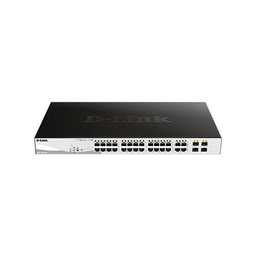 D-Link DGS-1210-28P 24 Port 10/100/1000 POE Smart Switch