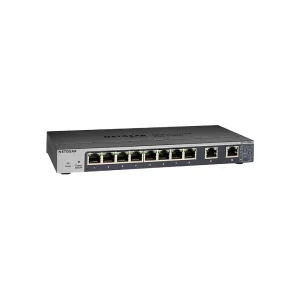 NETGEAR GS110EMX 8-PORT GIGABIT COPPER + 2-PORT MULTI-GIG COPPER PLUS MANAGED DESKTOP SWITCH