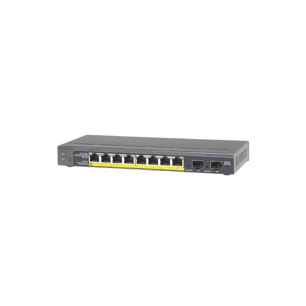 NETGEAR GS110TP 8-PORT GIGABIT SMART SWITCH W/8-PORT PoE & 2-SFP PORT