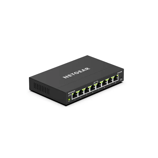 NETGEAR GS308E 8-PORT GIGABIT SMART MANAGED PLUS DESKTOP SWITCH