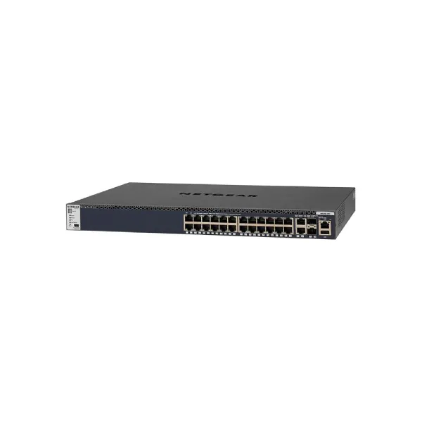 NETGEAR M4300-28G (GSM4328S) 24-PORT GIGABIT ETHERNET+2-PORT 10G ETHERNET+2-PORT SFP+ STACKABLE L3 MANAGED SWITCH