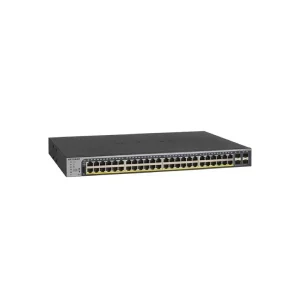Netgear GS752TP 40-Port Gigabit Copper PoE + 8-Port Gigabit Copper PoE+ +4-Port Gigabit SFP Ports Rackmount Switch