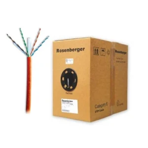 General Brand Rosenberger Model Rosenberger Cat-6 Type Network Cable Part No CP11-141-12-OR Technical Info Length 305 Meter Connector Type No Product Type Round Cable Main Features Network Speed Unmentioned Channel Bandwidth Unmentioned Conductor Material Solid copper Jacket Material PVC Cable Shielding UTP (Unshielded Twisted Pair) AWG 23AWG Physical Description Color Orange Warranty Warranty Details No warranty Additional Info Others UTP 4-pair CM LAN Cable