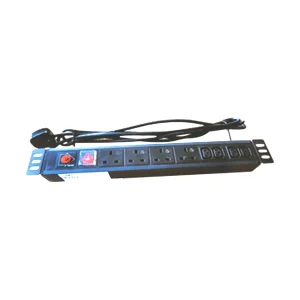Safenet 8 Port 1U 13 AMP PDU For Server Rack