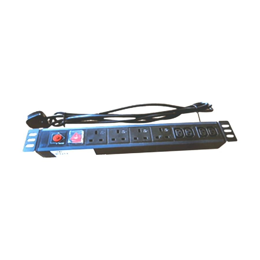 Safenet 8 Port 1U 13 AMP PDU For Server Rack