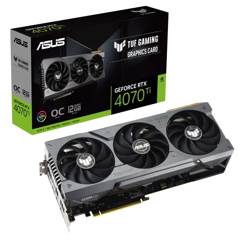 ASUS TUF Gaming GeForce RTX 4070 Ti 12GB GDDR6X OC Edition Graphics Card