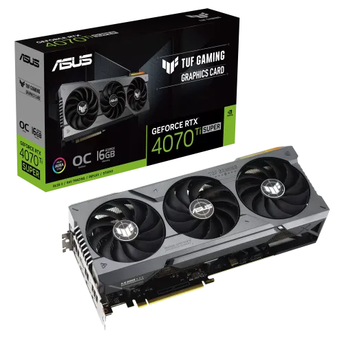 ASUS TUF Gaming GeForce RTX 4070 Ti SUPER 16GB GDDR6X OC Edition Graphics Card