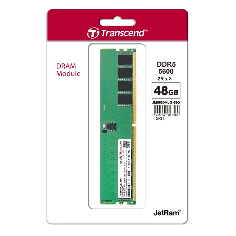 Transcend 48GB JM DDR5 5600Mhz U-DIMM Desktop RAM