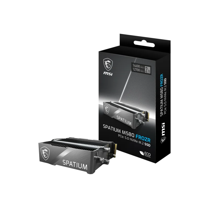 MSI SPATIUM M580 PRO 2TB PCIe 5.0 M.2 NVMe SSD FROZR